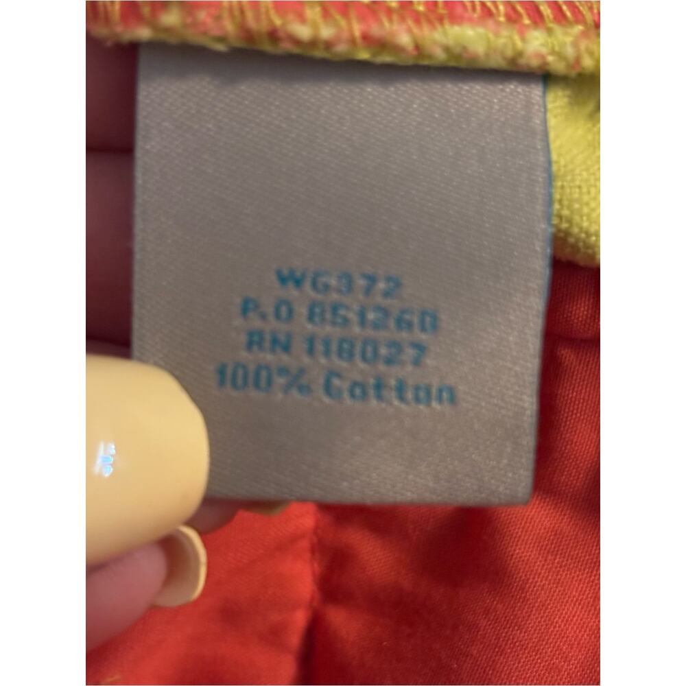 Boden Chartreuse Color Corduroy Mini Skirt Size 8R - Picture 4 of 6
